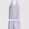 Seamless cami shorty pajamas