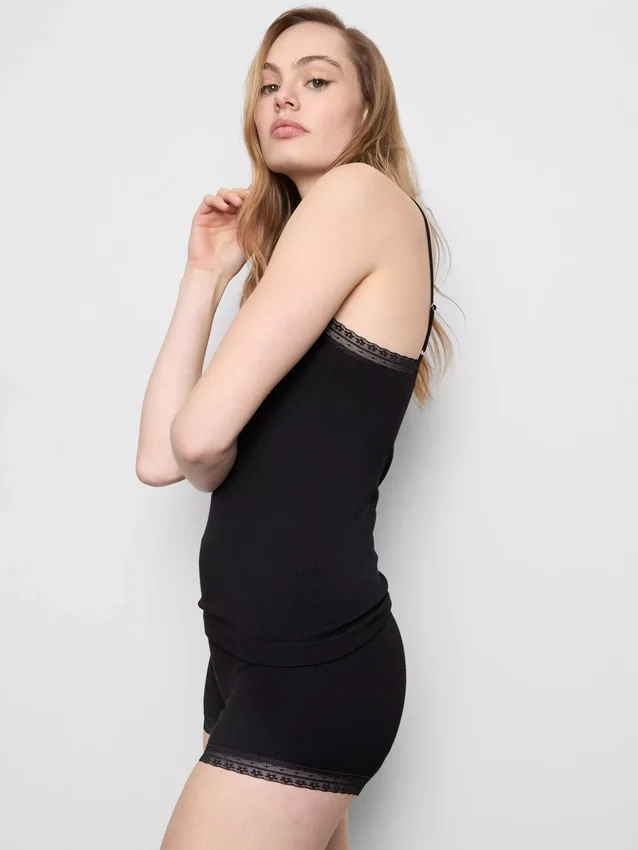 Seamless cami shorty pajamas