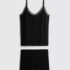 Seamless cami shorty pajamas