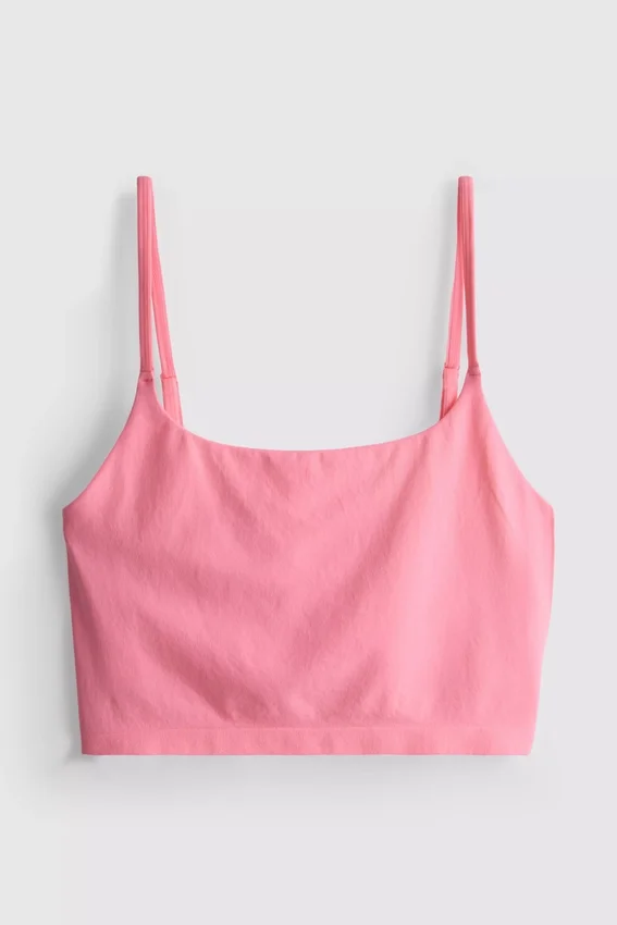Seamless cropped cami top