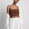 Seamless cropped cami top