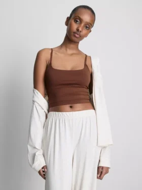 Seamless cropped cami top