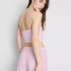 Seamless cropped cami top