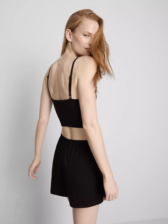 Seamless cropped cami top