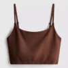 Seamless cropped cami top