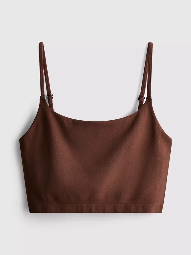 Seamless cropped cami top