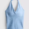 Seamless halterneck active tank