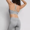 Seamless high-shine active shorts