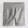 Seamless high-shine active shorts