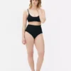 Seamless high waist shapewear briefs
