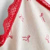 Seamless printed cropped pajama cami