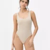 Seamless ribbed bodysuit