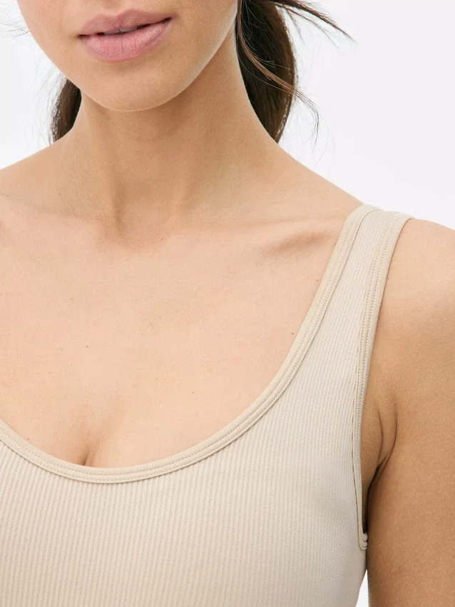 Seamless ribbed bodysuit