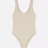 Seamless ribbed bodysuit