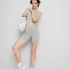 Seamless ribbed crop tank