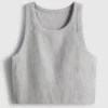 Seamless ribbed crop tank