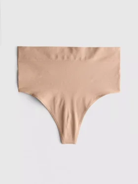 Seamless shapewear thong