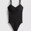 Seamless shapewear thong bodysuit