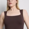 Seamless square neck bodysuit
