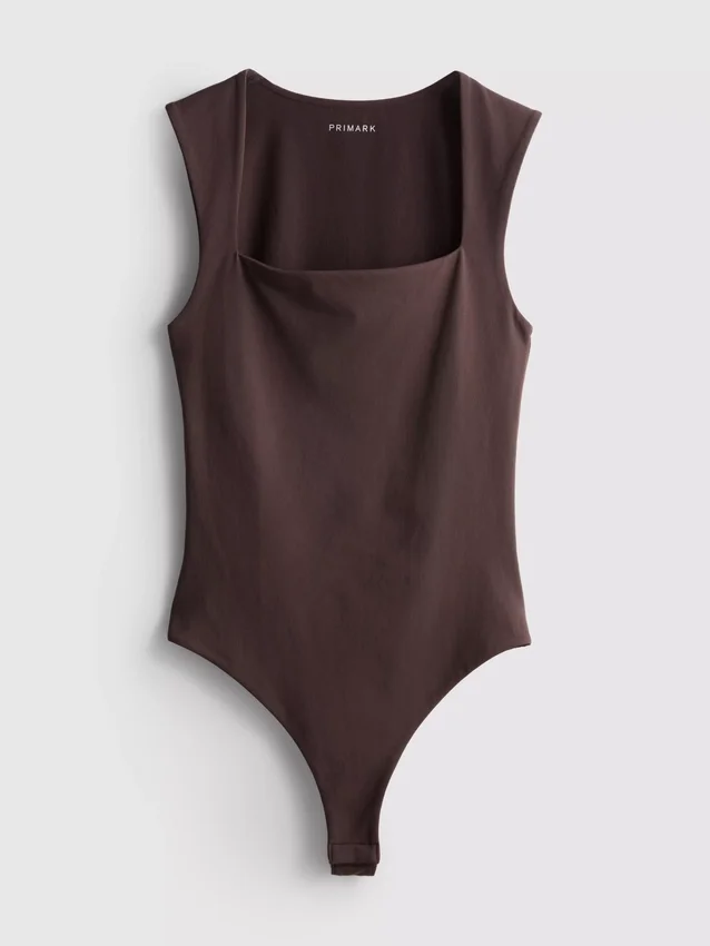 Seamless square neck bodysuit