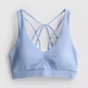 Seamless strappy active crop top