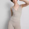Seamless v-neck tank