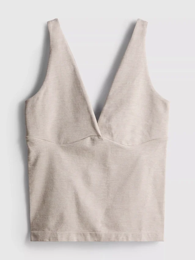 Seamless v-neck tank