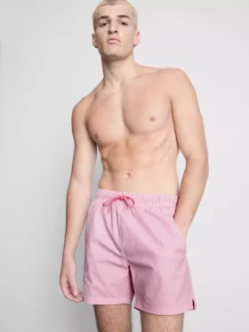 Seersucker swimming shorts