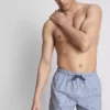 Seersucker swimming shorts