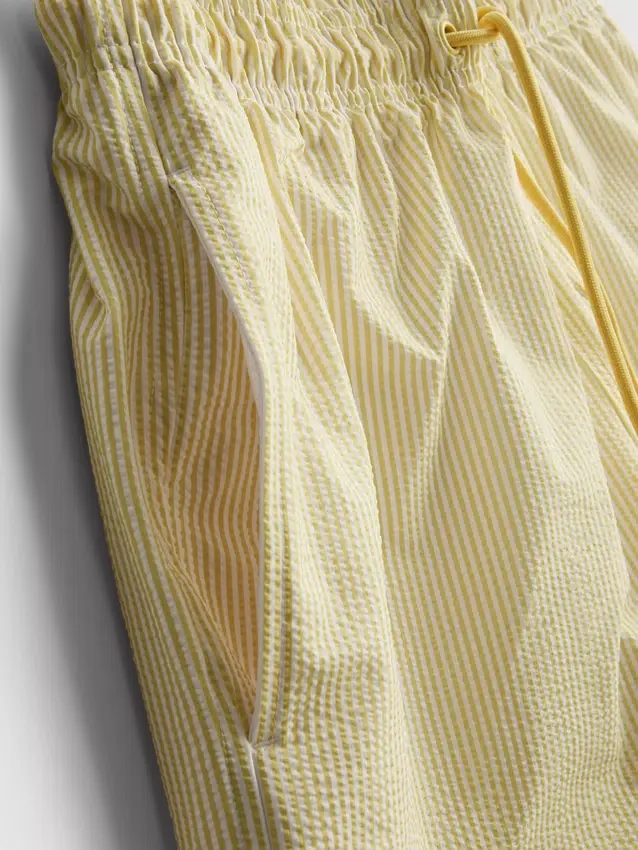 Seersucker swimming shorts