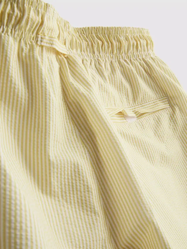 Seersucker swimming shorts