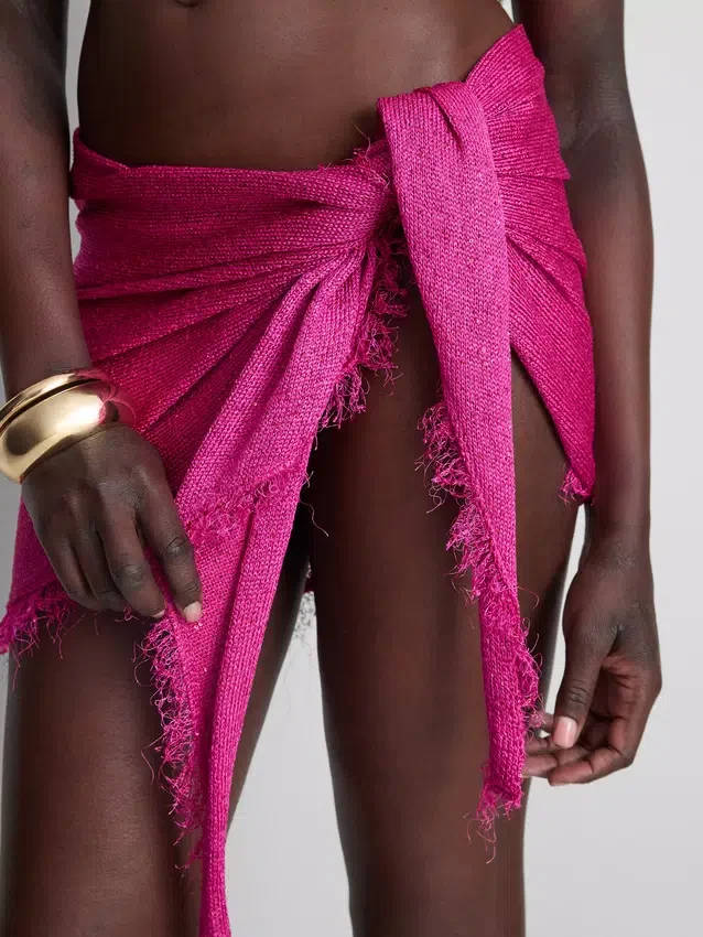 Sequin tassel sarong