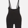 Shapewear open-bust mid-thigh bodysuit