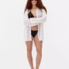 Sheer beach shirt