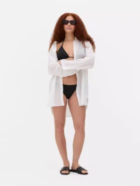 Sheer beach shirt