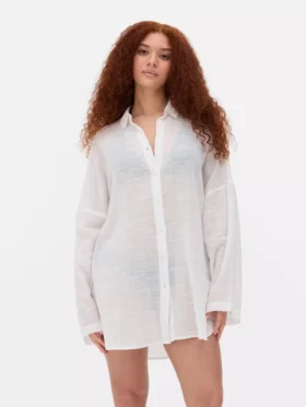 Sheer beach shirt