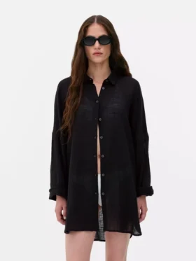 Sheer beach shirt