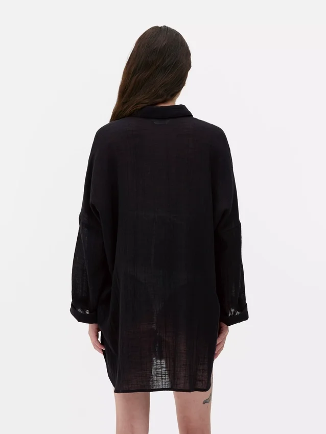 Sheer beach shirt