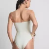 Shell hardware bandeau swimsuit