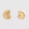 Shell stud earrings