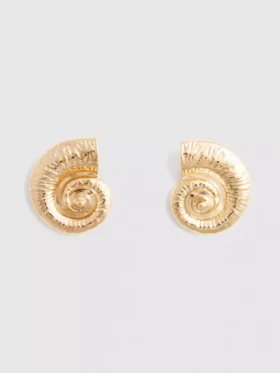 Shell stud earrings