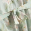 Short floral robe