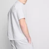Short sleeve linen blend shirt