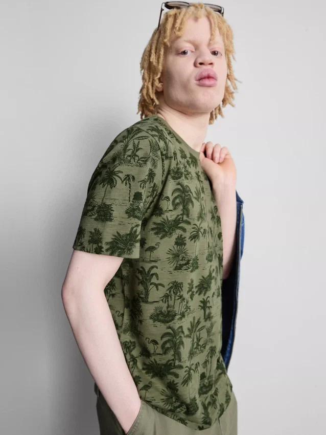 Short sleeve printed shirt