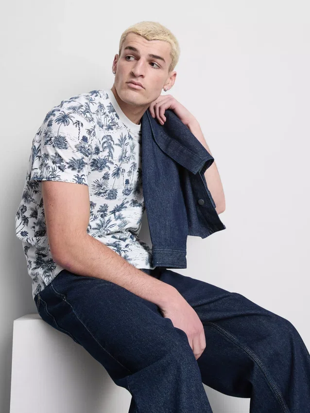 Short sleeve printed shirt