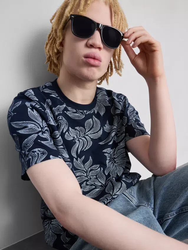 Short sleeve printed shirt