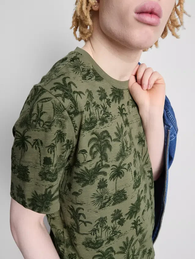 Short sleeve printed shirt