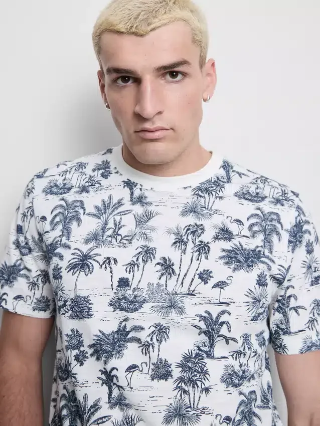 Short sleeve printed shirt