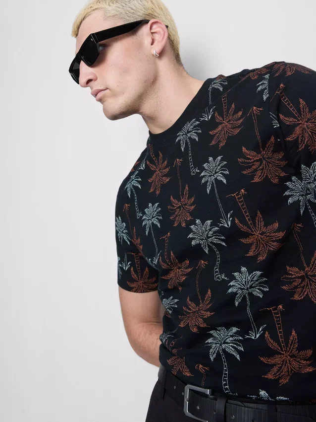 Short sleeve printed shirt
