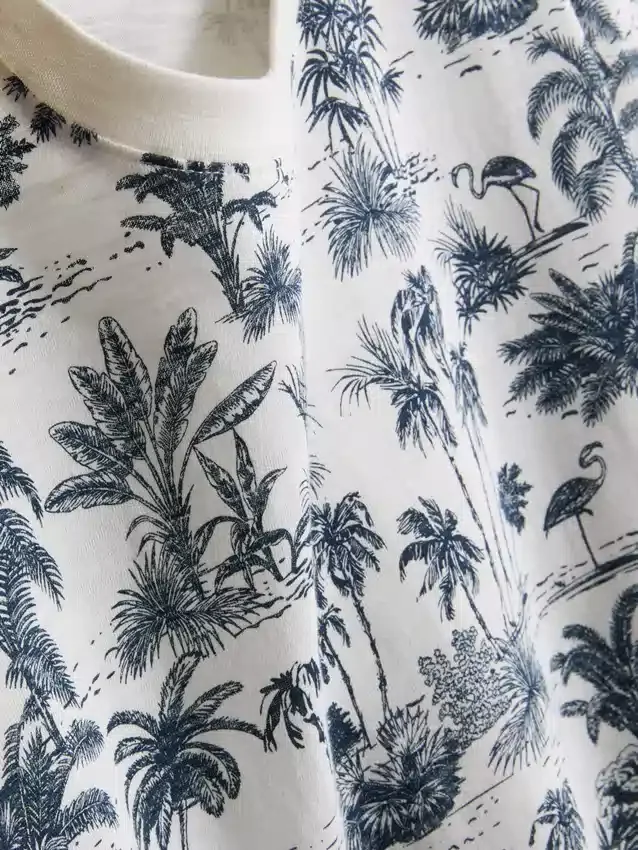 Short sleeve printed shirt